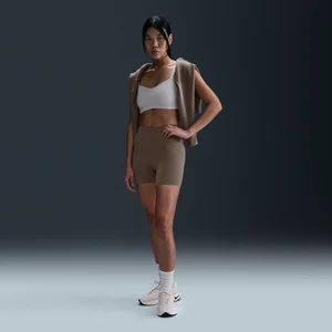 Damskie kolarki z wysokim stanem 13 cm Nike Zenvy - Brązowy