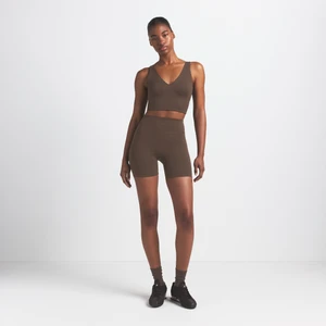 Damskie kolarki z wysokim stanem 13 cm NikeSKIMS Matte - Brązowy