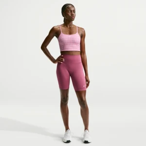 Damskie kolarki z wysokim stanem 20 cm Nike One - Czerwony