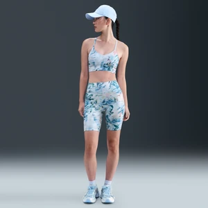 Damskie kolarki z wysokim stanem 20 cm Nike Universa Artist Collection - Niebieski