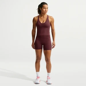 Damskie kolarki z wysokim stanem bez przedniego szwu 13 cm Nike Universa - Fiolet