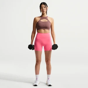 Damskie kolarki z wysokim stanem bez przedniego szwu 13 cm Nike Universa - Różowy