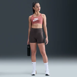 Damskie kolarki z wysokim stanem bez przedniego szwu 13 cm Nike Universa - Szary