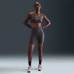 Damskie kolarki z wysokim stanem bez przedniego szwu 20,5 cm Nike Universa - Szary