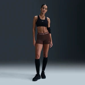 Zdjęcie produktu Damskie kolarki ze średnim stanem 8 cm Nike Pro Leak Protection: Period - Brązowy