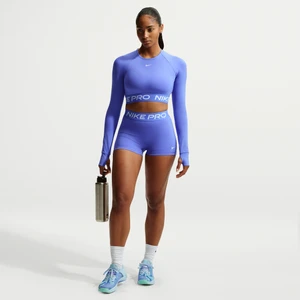 Zdjęcie produktu Damskie kolarki ze średnim stanem 8 cm Nike Pro - Niebieski
