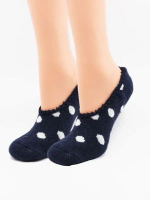 Damskie krótkie skarpetki antypoślizgowe z angory i wełny – Angora F31 MARILYN