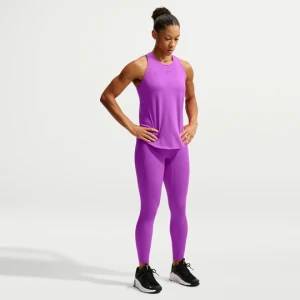 Damskie legginsy 7 / 8 z wysokim stanem bez przedniego szwu Nike Universa - Fiolet