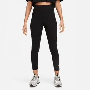 Damskie legginsy 7/8 z wysokim stanem Nike Classic - Czerń