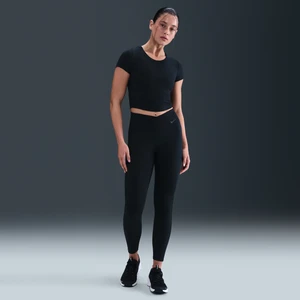 Damskie legginsy 7/8 z wysokim stanem Nike One - Czerń