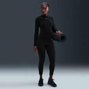 Damskie legginsy 7/8 z wysokim stanem Nike One - Czerń