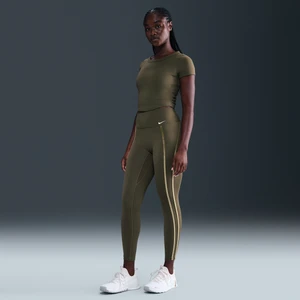 Damskie legginsy 7/8 z wysokim stanem Nike One - Zieleń