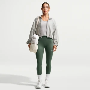 Damskie legginsy 7 / 8 z wysokim stanem Nike One - Zieleń