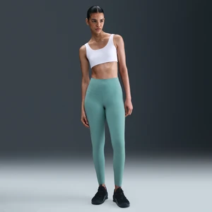 Damskie legginsy 7/8 z wysokim stanem zapewniające delikatne wsparcie Nike Zenvy - Zieleń