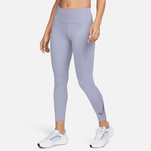 Damskie legginsy 7/8 ze średnim stanem i kieszeniami do biegania Nike Fast - Fiolet