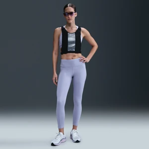 Damskie legginsy 7/8 ze średnim stanem Nike Fast - Fiolet