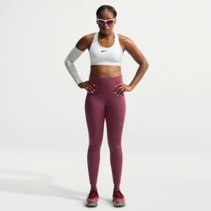 Damskie legginsy do biegania 7/8 z wysokim stanem Nike Tempo - Czerwony