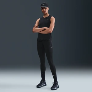 Damskie legginsy do biegania 7/8 z wysokim stanem Nike Trail - Czerń