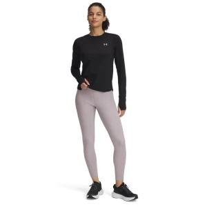 Damskie legginsy do biegania Under Armour UA Launch Elite Prt AnkTight - beżowe