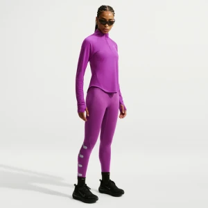 Damskie legginsy do biegania z wysokim stanem 7 / 8 Nike Tempo Flash - Fiolet