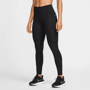 Damskie legginsy do biegania ze średnim stanem i kieszenią Nike Epic Fast - Czerń