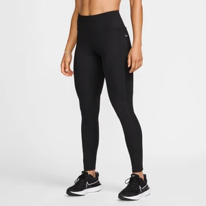 Damskie legginsy do biegania ze średnim stanem i kieszenią Nike Epic Fast - Czerń