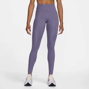 Damskie legginsy do biegania ze średnim stanem i kieszenią Nike Epic Fast - Fiolet