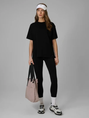 Damskie legginsy dzianinowe 4F 4FRAW25TTIGF321 - czarne