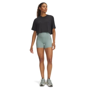 Damskie legginsy krótkie treningowe Under Armour Meridian Middy - zielone