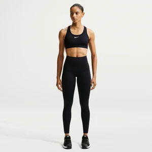 Damskie legginsy o pełnej długości z wysokim stanem bez przedniego szwu Nike Universa - Czerń