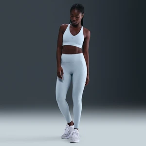 Damskie legginsy o pełnej długości z wysokim stanem bez przedniego szwu Nike Universa - Niebieski