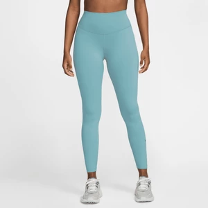 Damskie legginsy o pełnej długości z wysokim stanem Nike One - Niebieski