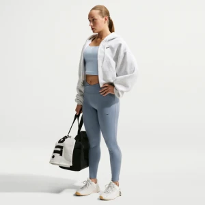 Damskie legginsy o pełnej długości z wysokim stanem Nike One - Niebieski