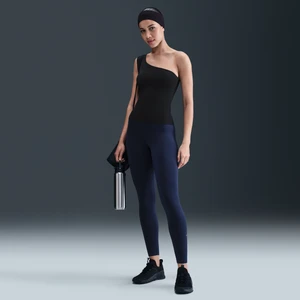 Damskie legginsy o pełnej długości z wysokim stanem Therma-FIT Nike One - Niebieski
