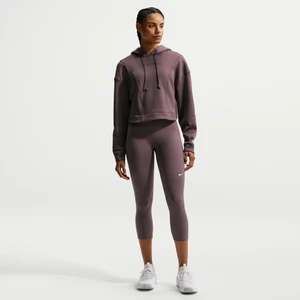 Zdjęcie produktu Damskie legginsy o skróconym kroju ze średnim stanem Nike Pro - Fiolet