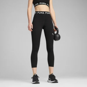 Damskie legginsy PUMA STRONG, Odzież, Czarny,