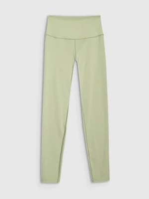 Damskie legginsy treningowe 4F 4FWAW25TFTIF360 - zielone