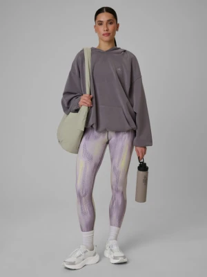 Damskie legginsy treningowe 4F 4FWSS26TFTIF454 - fioletowe