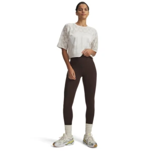 Damskie legginsy treningowe Under Armour Meridian Legging - brązowe