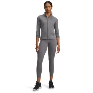 Damskie legginsy treningowe Under Armour Motion Mesh Ankle Legging - szare