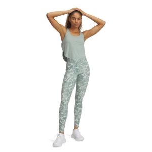 Damskie legginsy treningowe Under Armour Motion Print Legging - zielone