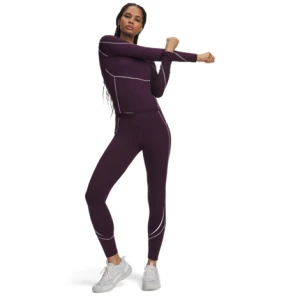 Damskie legginsy treningowe Under Armour UA ColdGear Elite Legging - fioletowe