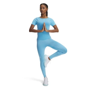 Damskie legginsy treningowe Under Armour Vanish Seamless Washed Leg - niebieskie