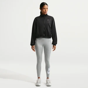 Damskie legginsy z wysokim stanem i grafiką Nike Classics - Szary