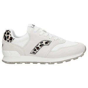 Białe sneakersy relaks z panterkowymi elementami r 34202-69