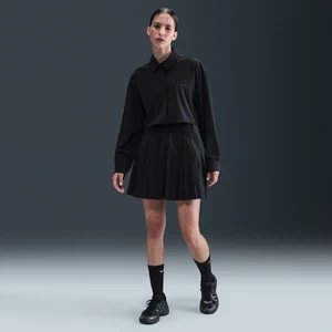 Damskie luźne plisowane spodenki z wysokim stanem Dri-FIT Nike 24.7 PerfectStretch - Czerń