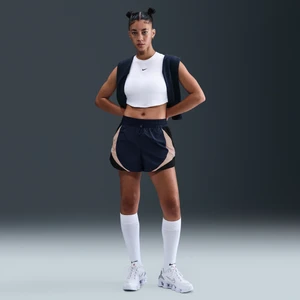 Damskie luźne spodenki dresowe ze średnim stanem 8 cm Nike Sportswear - Niebieski