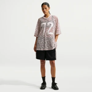Damskie luźne spodenki ze średnim stanem Nike Chill Lace - Czerń