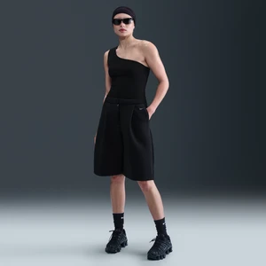 Damskie luźne spodenki ze średnim stanem Nike Modern Fleece - Czerń