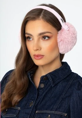 Damskie nauszniki proste różowe Wittchen